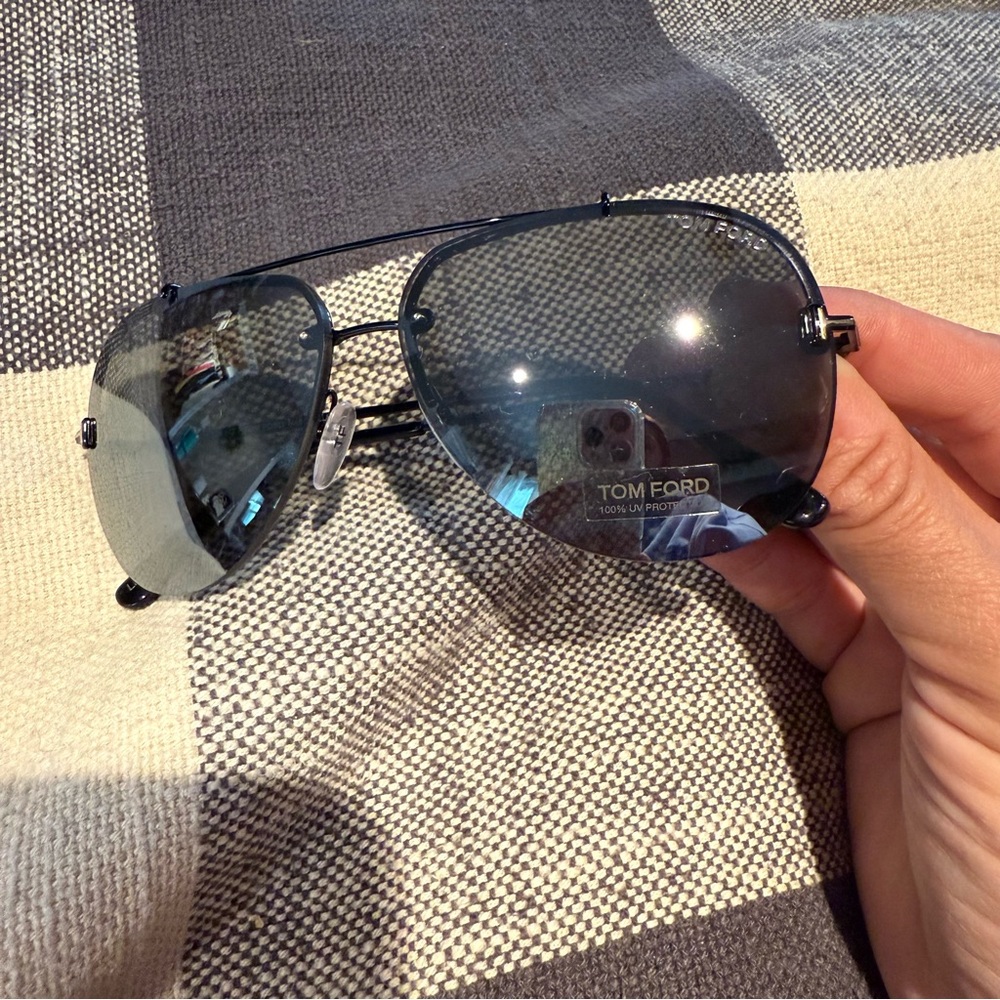 Tom Ford Black Aviator Sunglasses